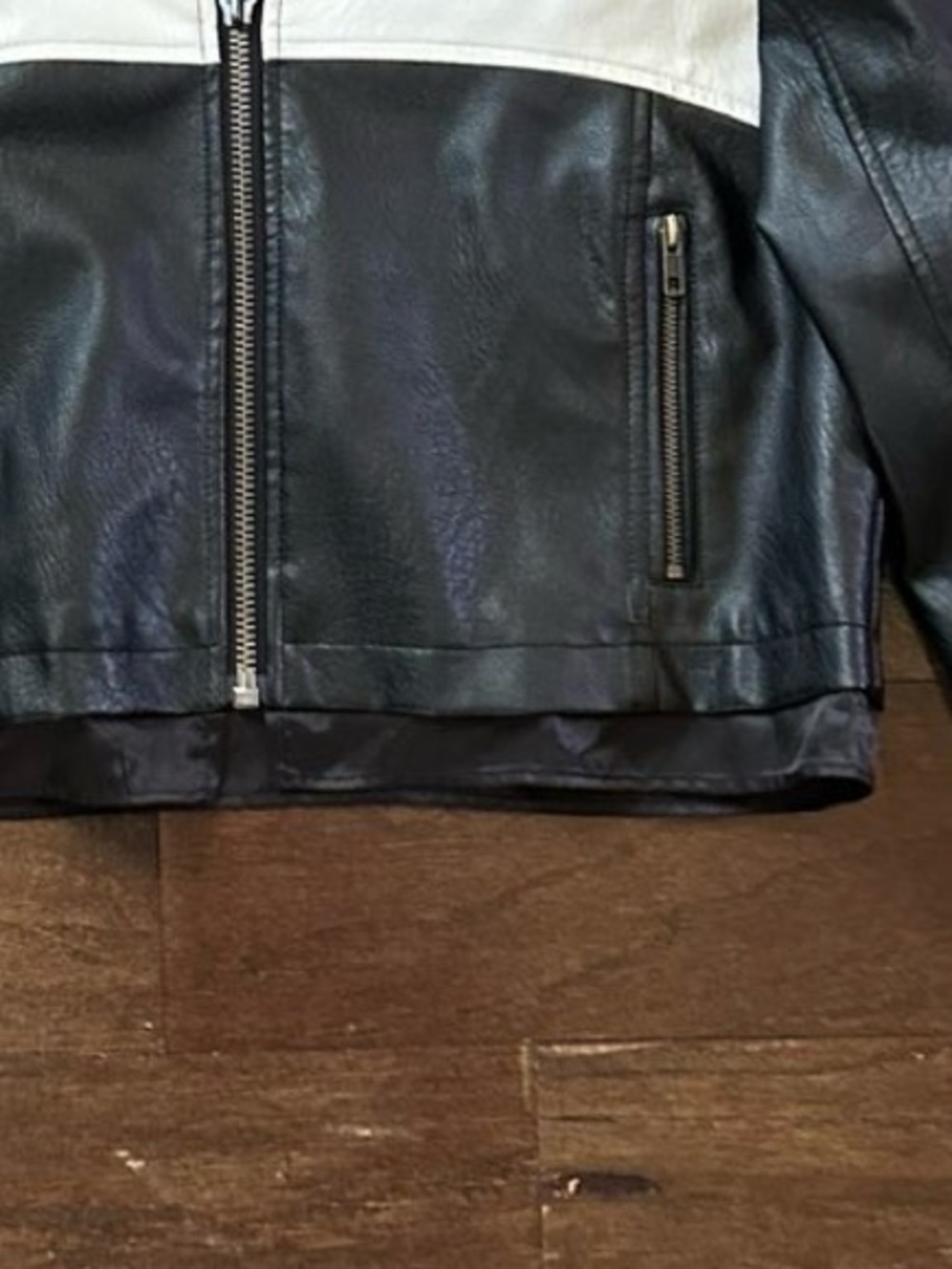 Maeve Anthropologie Colorblock Faux Leather
Moto Jacket Small - Picture 11 of 13